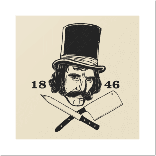 William Cutting "The Butcher" Gangs of New York Posters and Art